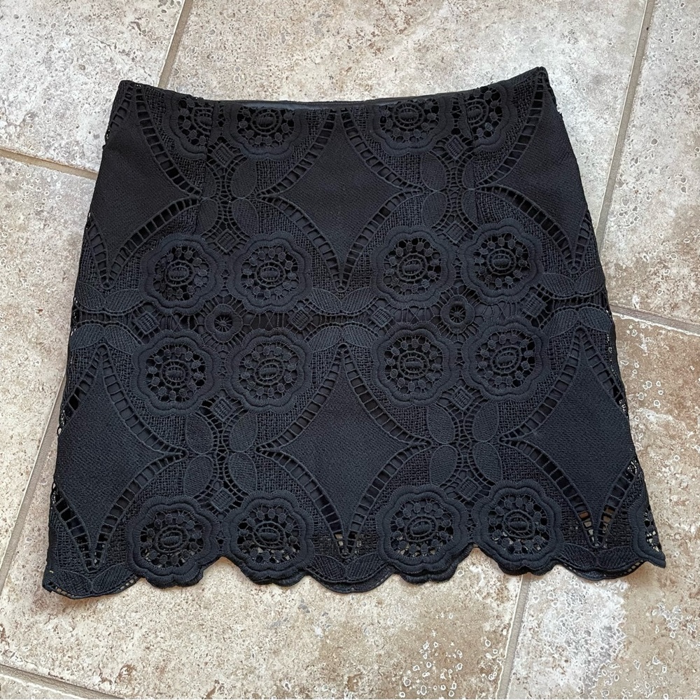 Drew Black Mini Skirt